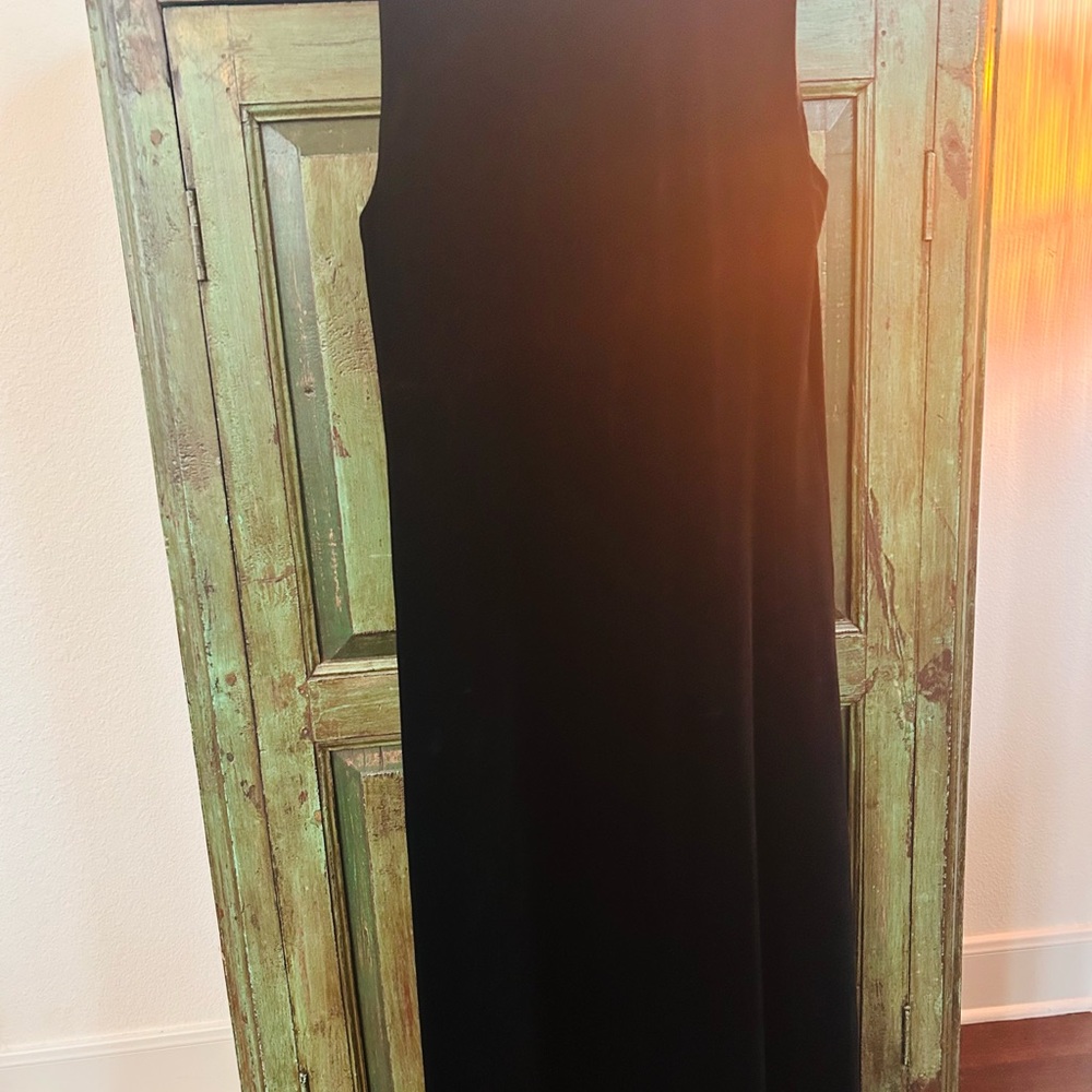 Velvet DKNY Full Length Sleeveless Open Front Kaftan - Picture 5 of 5
